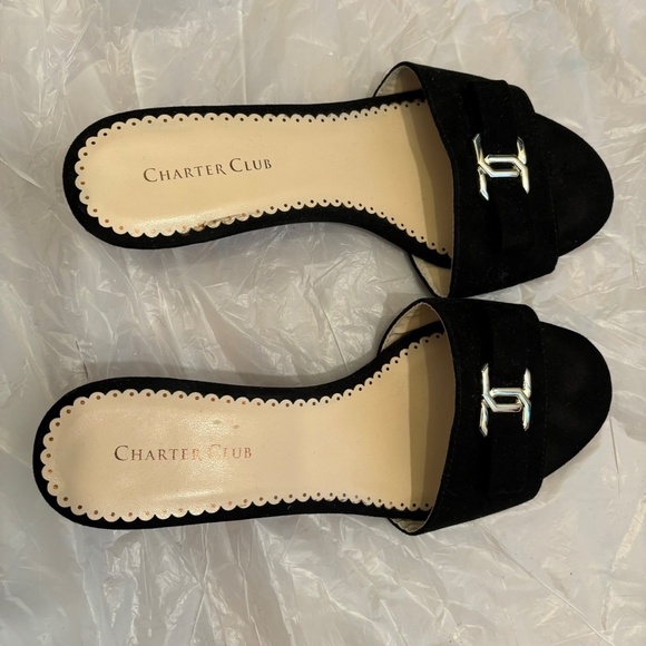 Like NEW Charter Club Sandals Slides - Picture 5 of 6